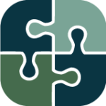 partnership puzzle icon color